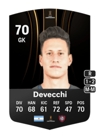 José Devecchi CONMEBOL Libertadores 70 OVR