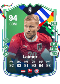 Konrad Laimer UEFA EURO Path to Glory 94 OVR