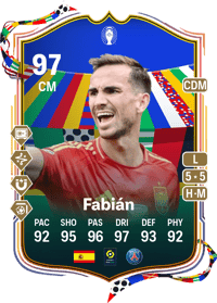 Fabián UEFA EURO Team of the Tournament 97 OVR