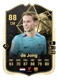 Frenkie de Jong Team of the Week 88 OVR