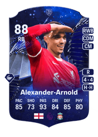 Trent Alexander-Arnold TOTY Honourable Mentions 88 OVR