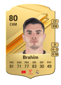 Brahim Rare 80 OVR