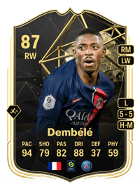 Ousmane Dembélé Team of the Week 87 OVR