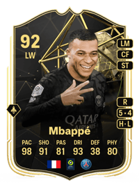 Kylian Mbappé Team of the Week 92 OVR