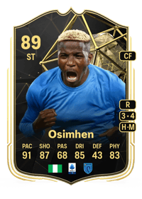 Victor Osimhen Team of the Week 89 OVR