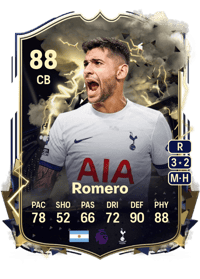 Cristian Romero Thunderstruck 88 OVR
