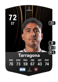 Cristian Tarragona CONMEBOL Libertadores 72 OVR