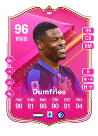 Denzel Dumfries FUTTIES Premium 96 OVR