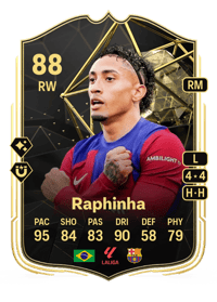Raphinha Team of the Week 88 OVR