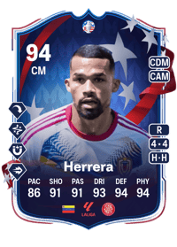 Yangel Herrera Copa América Path to Glory 94 OVR