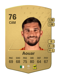 Houssem Aouar Common 76 OVR