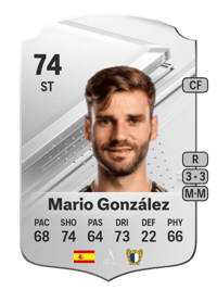 Mario González Rare 74 OVR