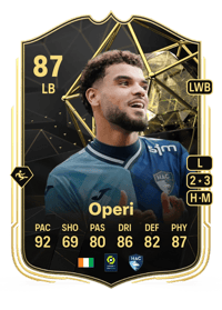 Christopher Operi Team of the Week 87 OVR