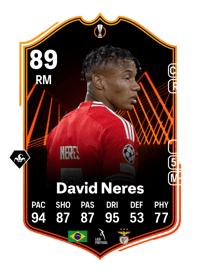 David Neres UEL Road to the Final 89 OVR