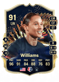 Lynn Williams Team of the Season 91 OVR