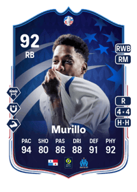 Michael Murillo Copa América Make Your Mark Plus 92 OVR
