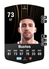 Nahuel Bustos CONMEBOL Libertadores 73 OVR