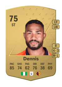 Emmanuel Dennis Common 75 OVR
