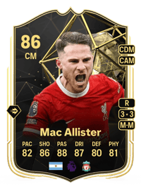 Alexis Mac Allister Team of the Week 86 OVR