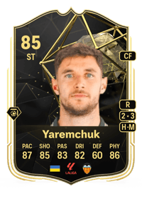 Roman Yaremchuk Team of the Week 85 OVR