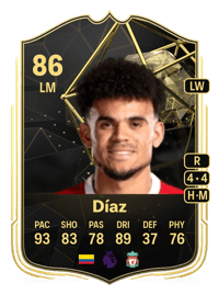 Luis Díaz Team of the Week 86 OVR