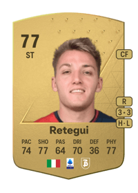 Mateo Retegui Common 77 OVR