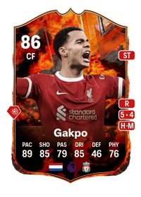 Cody Gakpo FC Versus Fire 86 OVR