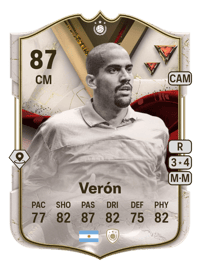 Juan Sebastián Verón Ultimate Dynasties ICON 87 OVR