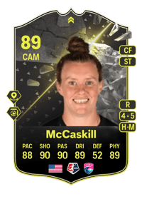 Savannah McCaskill Showdown Plus 89 OVR