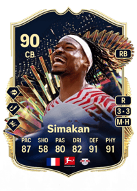 Mohamed Simakan Team of the Season 90 OVR