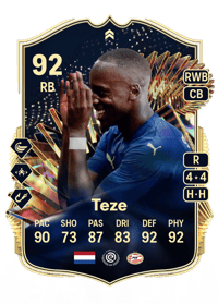Jordan Teze Live Team of the Season 92 OVR