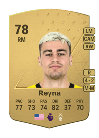 Giovanni Reyna Common 78 OVR