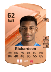 Jayden Richardson Rare 62 OVR