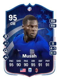 Yunus Musah Copa América Make Your Mark Plus 95 OVR