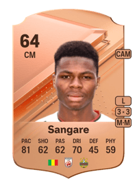 Mamadou Sangare Rare 64 OVR