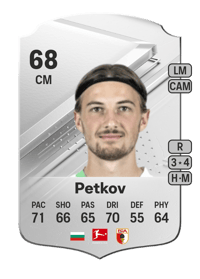 Lukas Petkov Rare 68 OVR