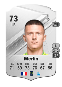 Quentin Merlin Rare 73 OVR