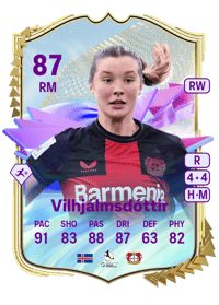 Lea Karólína Vilhjálmsdóttir Future Stars 87 OVR