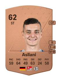Fisnik Asllani Common 62 OVR