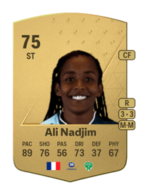 Nadjma Ali Nadjim Common 75 OVR