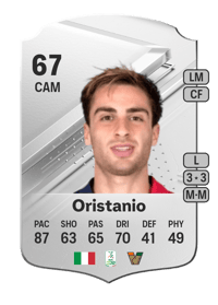 Gaetano Oristanio Rare 67 OVR