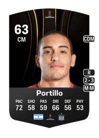 Marcos Portillo CONMEBOL Libertadores 63 OVR
