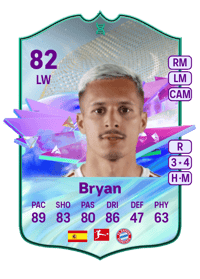 Bryan In-Progress Future Stars Evolution 82 OVR