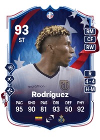 Kevin Rodríguez Copa América Path to Glory 93 OVR