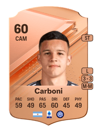 Valentín Carboni Rare 60 OVR