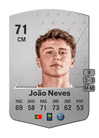 João Neves Common 71 OVR