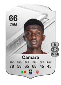Lamine Camara Rare 66 OVR