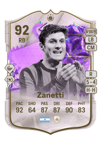 Javier Zanetti Ultimate Birthday ICON 92 OVR