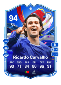 Ricardo Carvalho Greats of the Game Hero 94 OVR