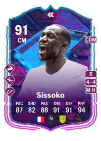 Moussa Sissoko Flashback Player 91 OVR